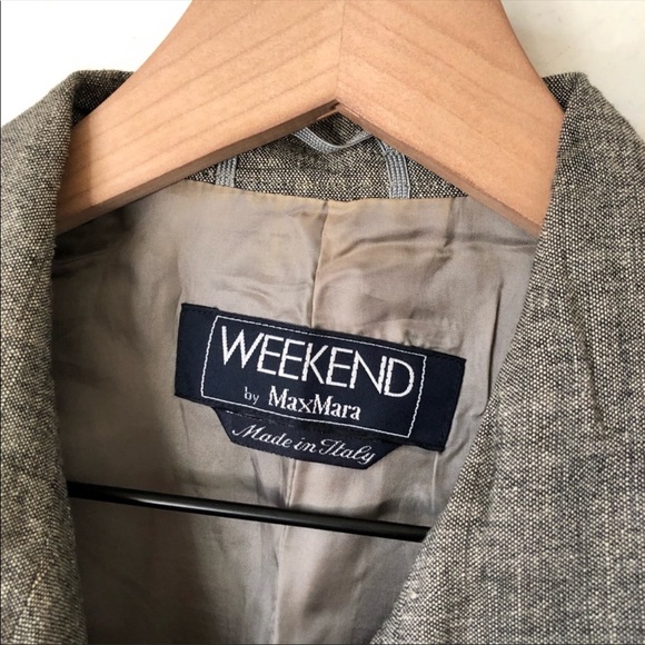 MaxMara | Double Breasted Hemp Blazer - Picture 3 of 7
